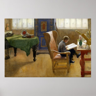 Póster Larsson - Esbjorn en el rincón de estudio