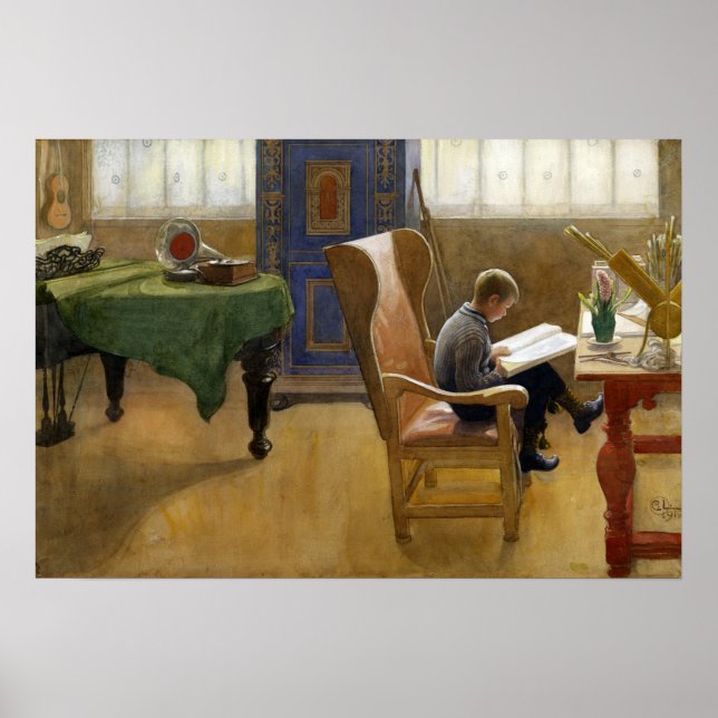 Póster Larsson - Esbjorn En La Esquina De Estudios (Frente)