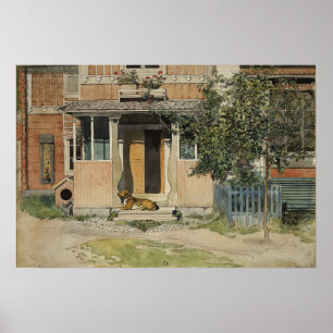 Póster Larsson - La Veranda (De Una Casa)