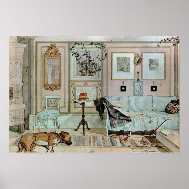 Póster Larsson - Lazy Nook, (Frente)