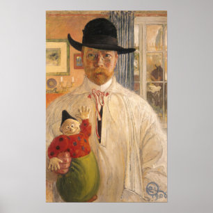Póster Larsson - Self Portrait