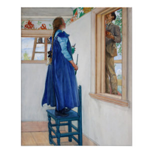 Póster Larsson - Suzanne y otro