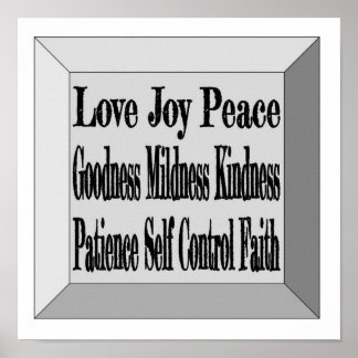 Póster Las 9 frutas