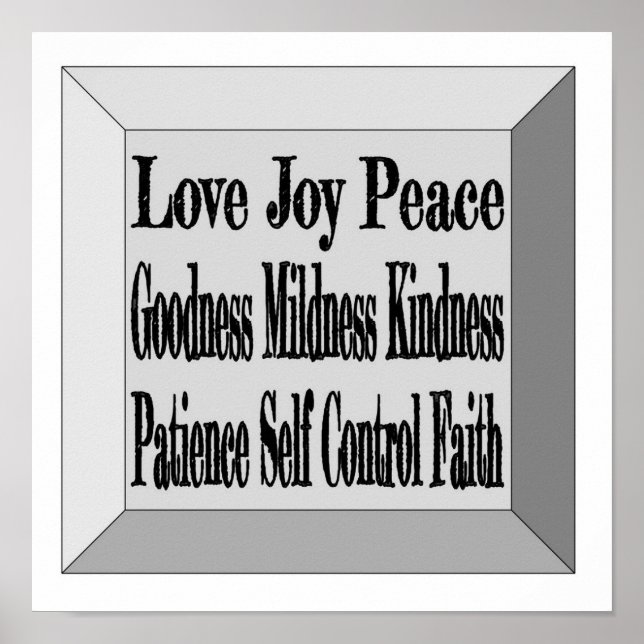 Póster Las 9 frutas (Frente)