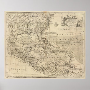 Póster Las Antillas