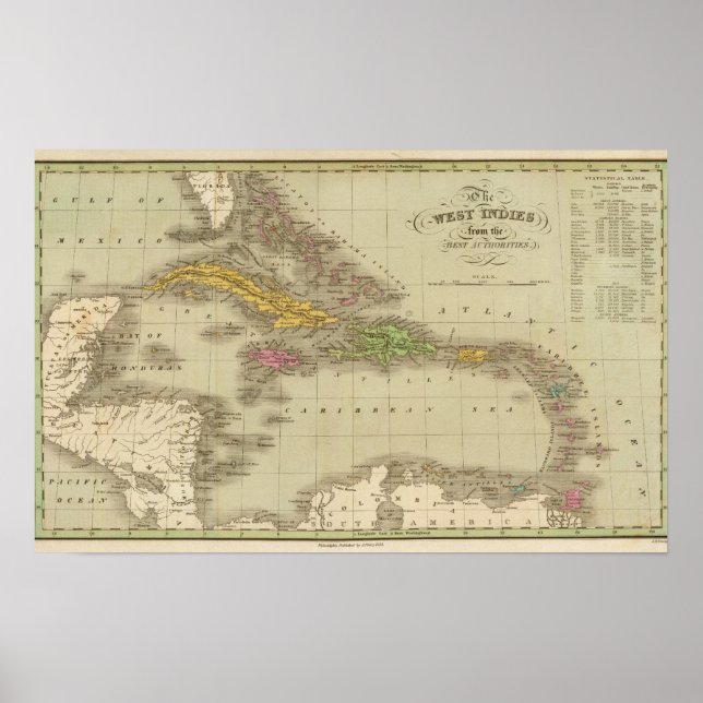 Póster Las Antillas (Frente)