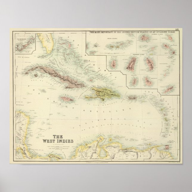 Póster Las Antillas (Frente)