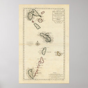 Póster Las Antillas 3