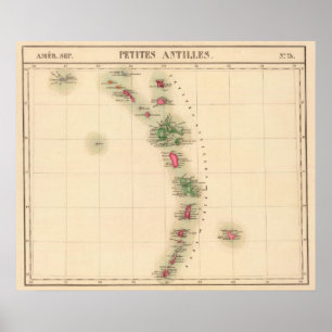 Póster Las Antillas 75