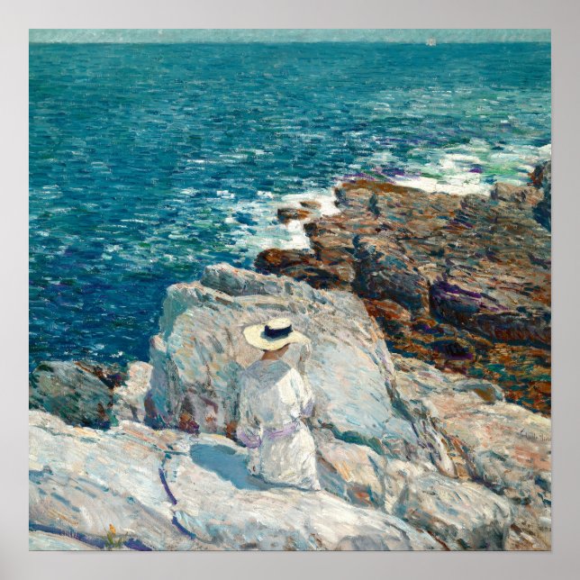 Póster Las aristas del sur, auspiciadas por Childe Hassam (Frente)