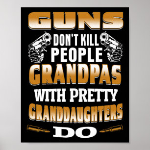 Póster Las armas no matan a los abuelitos con Bonito atra