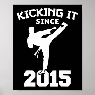 Póster Las artes marciales de Karate la patean desde 2015