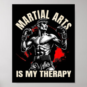 Póster Las artes marciales son mi terapia - Karate1