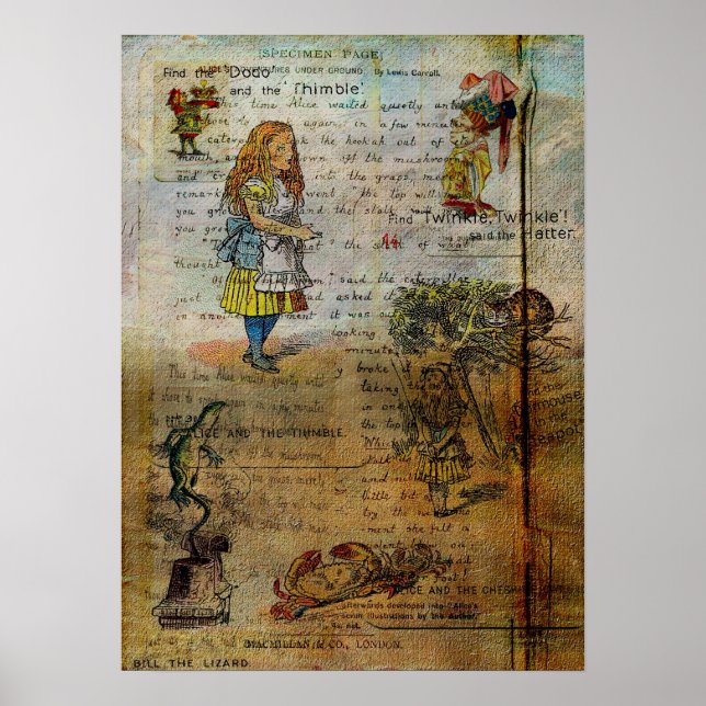 Póster Las aventuras de Alicia (Frente)