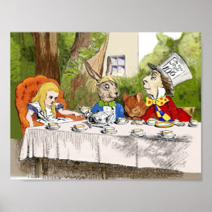 Póster Las aventuras de Alicia en el país de las maravill