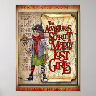 Póster Las aventuras de Scarlet Maddy