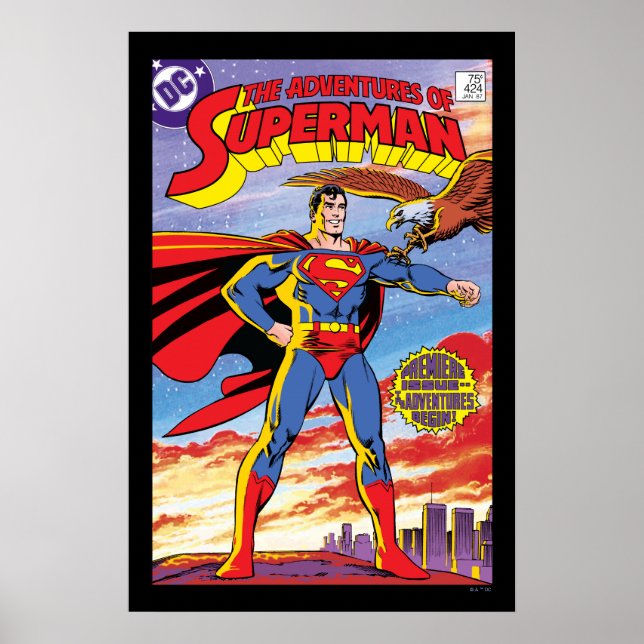 Póster Las aventuras de Superman #424 (Frente)