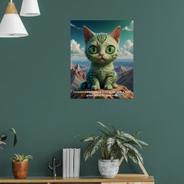 Póster Las aventuras galácticas de Gatito Verde