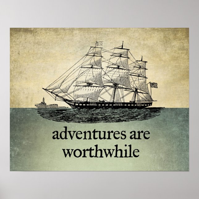 Póster Las aventuras valen la pena como Poster (Frente)