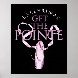 Póster Las bailarinas consiguen el Pointe