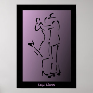 Póster Las bailarinas de tango