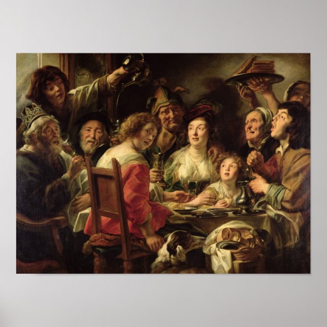 Póster Las bebidas del rey (Frente)