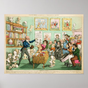 Póster Las cabezas y los cerebros de los becerros; un