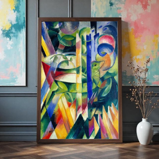 Póster Las cabras de la montaña, Franz Marc (Subido por el creador)