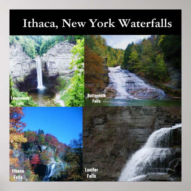 Póster LAS CAÍDAS DEL poster ITHACA DE NUEVA YORK (Frente)