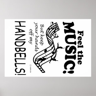 Póster Las campanas Sienten La Música