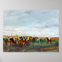 Las carreras de caballos, Edgar Degas