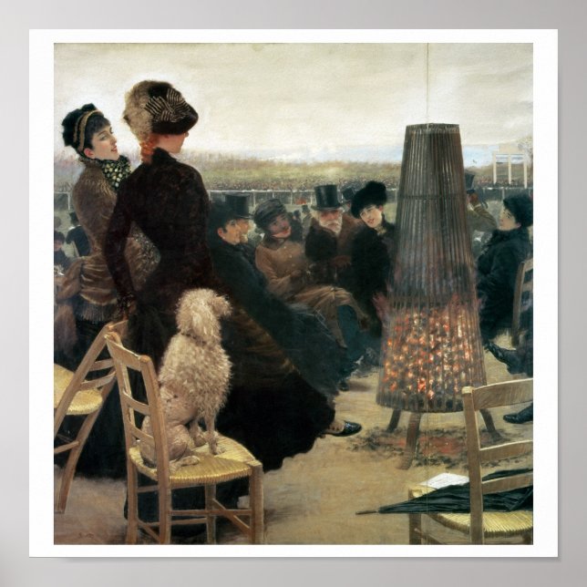 Póster Las carreras en Auteuil, parte de un tríptico (pet (Frente)