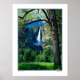 Póster Las cataratas de Yosemite