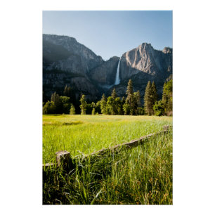 Póster Las cataratas de Yosemite superiores