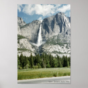 Póster Las cataratas del Alto Yosemite Inspiradas En 1952