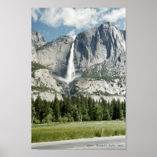 Póster Las cataratas del Alto Yosemite Inspiradas En 1952 (Frente)