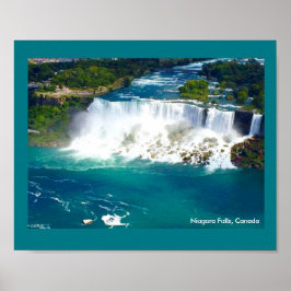 Póster Las cataratas emocionantes
