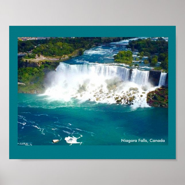 Póster Las cataratas emocionantes (Frente)