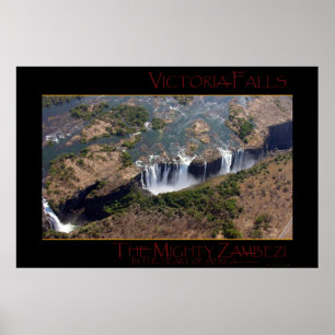 Póster Las cataratas Victoria