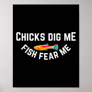 Póster Las chicas me quieren los peces me temen