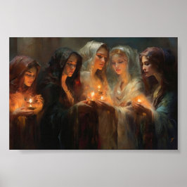 Póster Las cinco vírgenes sabias