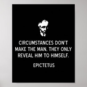 Póster Las Circunstancias De Cita De Epiceto Estúico No H