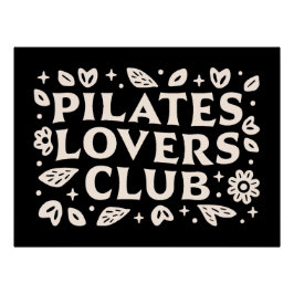 Póster Las citas de los amantes de Pilates