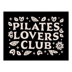 Póster Las citas de los amantes de Pilates