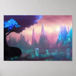 Póster Las colinas de Azure de Aerthian