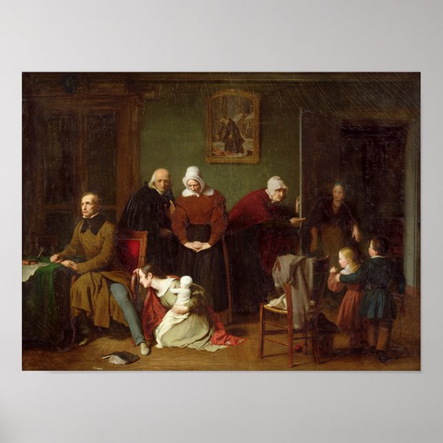 Póster Las consecuencias de la seducción, 1824 (Frente)