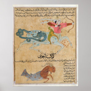 Póster Las constelaciones de sagitario y