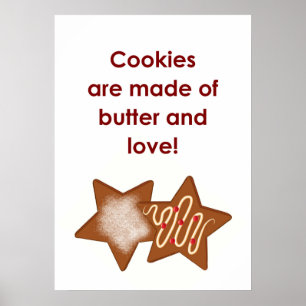 PÓSTER LAS COOKIES ESTÁN HECHAS CON...