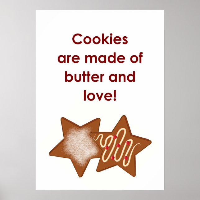 PÓSTER LAS COOKIES ESTÁN HECHAS CON... (Frente)