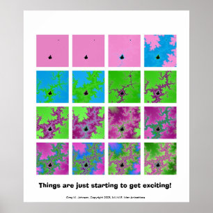 Póster ¡Las cosas apenas están comenzando a conseguir